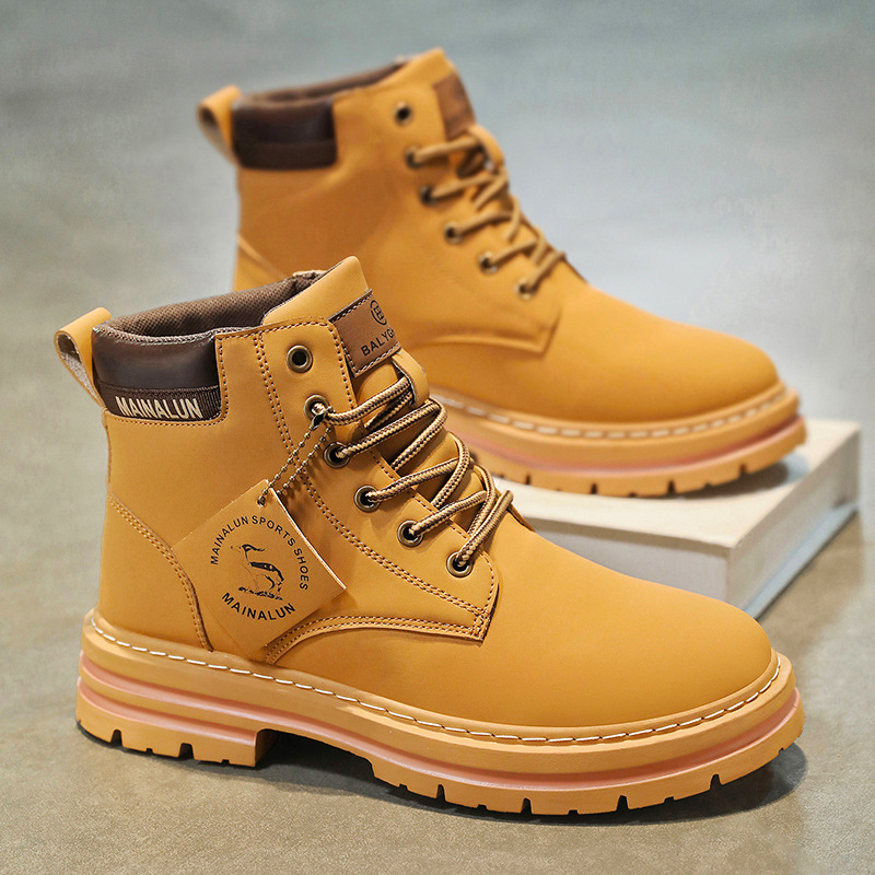 Men'S Fashion Videos - Sepatu Boots Pria Klasik High Top