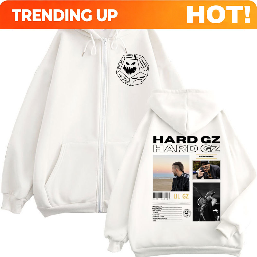 Mens Fashion Zip Up Hoodies - Hoodie Zipper Rapper HARD GZ Tour