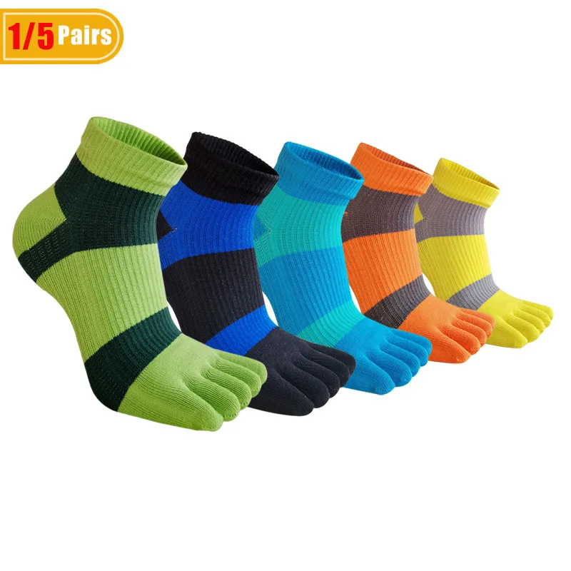 Socks Ankle Men - 1/5 Pasang Kaus Kaki Lima Jari